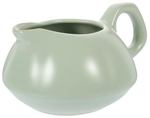 JECOMPRIS Jarra De Cerámica Para Salsa Con Asa Resistente Manchas Diseño Elegante y Versátil Para Leche Salsa y Condimentos Capacidad Amplia Para Uso Cocina y Comedor