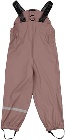 Mikk-line Regenhose Baby und Kinder, Matschhose mit Hosenträgern | Mit Träger, Winddicht, 5000 Wasserdicht, Verstellbare Hosenträger, Verstellbare Fußriemen, Reflektierende Details