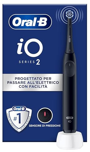 Oral-B iO 2 Spazzolino Elettrico Nero 1 Testina