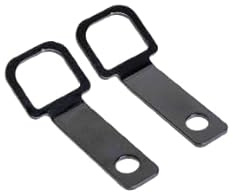 HAMPHI Fästöglor Bilbarnstol (2-Pack) – 60 mm & 100 mm För Säker Installation och Förankring av Barnstol och last (60mm)