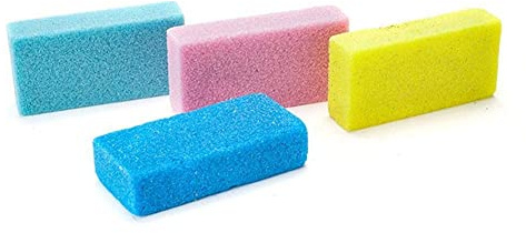 4 Pcs Pumice Stone For Feet, Hard Dead Skin Cracked Heel Callus Remover For Feet Skin Callus Remover & Scrubber Fashion Book