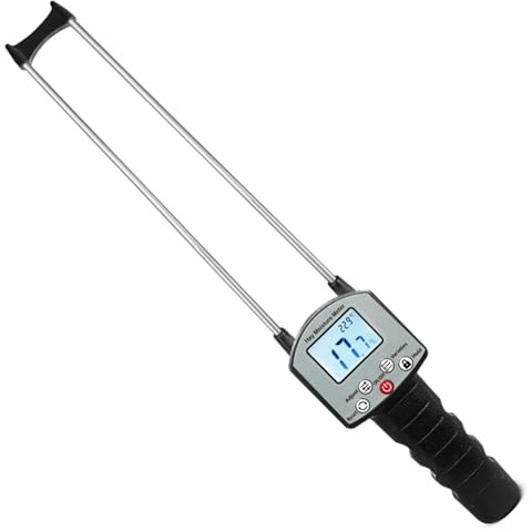 Compteur D'humidité Numérique Double Sonde Mydat Mydat Pour Le Fourrage Luzerne Paille Portable Testeur D'humidité Rétro-éclairée