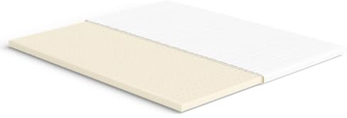 Meisterschlaf Latex Topper 200x220 cm – mittelweich – RG 65 – atmungsaktiv & ergonomisch – Oeko-TEX® Standard 100 – Allergikergeeignet, waschbar - 20% Naturlatex Anteil – Made in Germany