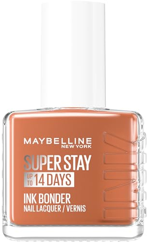 Maybelline New York Nagellack, langanhaltend, intensive und pigmentierte Farben, stärkt beschädigte Nägel, Superstay Ink Bonder, Farbton Toasted 951, 12 ml | Nail Bonding-Technologie, stärkt geschädigte Nägel 14 Tage, intensive pigmentierte Farben, Schutz nach UV-Salon