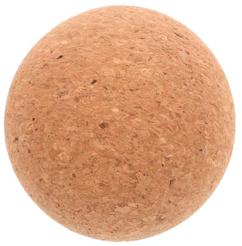 Kork Massageball Hochdicht für Muskelmassage und Yoga | Korkstaub, Heim und Reisefitness, Verbessert Flexibilität und Löst Spannungen