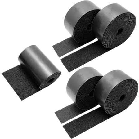 LIFKOME 5 piezas Pegatinas Antideslizantes Adhesivas Cinta Autoadhesiva Resistente para Fijar Cojines y Sábanas Cinta de Gancho y Bucle Duradera para Sofá y Cama Sujetadores Adhesivos