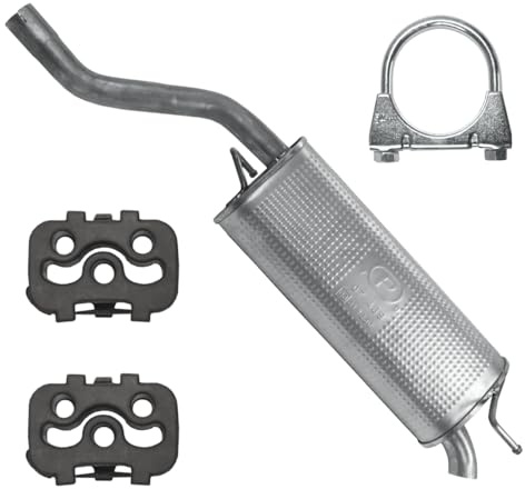 POLMOstrow Pot d’échappement pour Opel Corsa 4 IV D 2006-2014 | Pot d’échappement arrière, Moteurs : 1.3 CDTI | Hayon