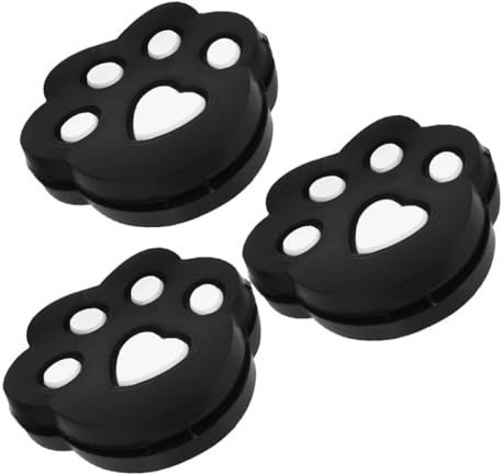 ORFOFE Ammortizzatori da Tennis in Silicone a Forma di Zampa Set da 3 Pezzi Smorzatori di Vibrazioni per Racchette da Tennis Leggeri e Facili da Installare per Sport all’Aperto