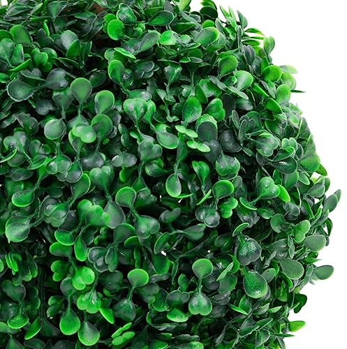 Generico Pianta di Bosso Artificiale a Sfera con Vaso Verde 60 cm,Flora artificiale-336510