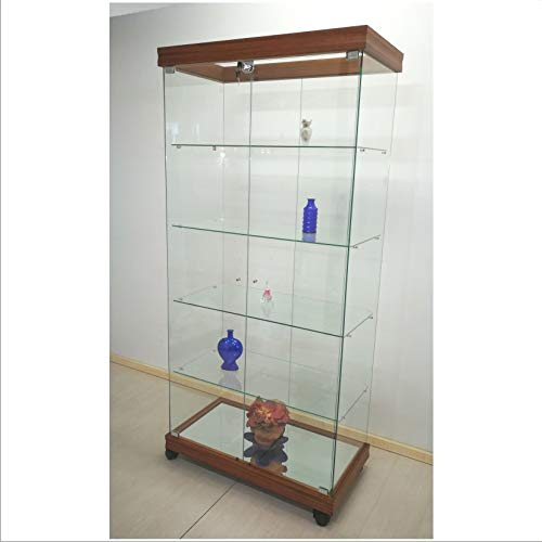 VM ART DESIGN GLASS BY VETRERIA MICELI Verkaufsvitrine VM2003RT (Kirschholz)