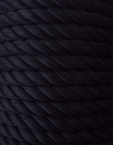 Großhandel für Schneiderbedarf Großhandel für Schneiderbedarf Großhandel für Schneiderbedarf 3 m Baumwollkordel 10 mm Schwarz