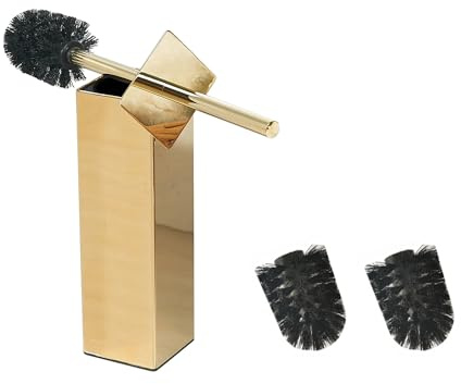 BGL Edelstahl Material Ständer Toilettenbürstenhalter für Bad und Hotel (Gold)