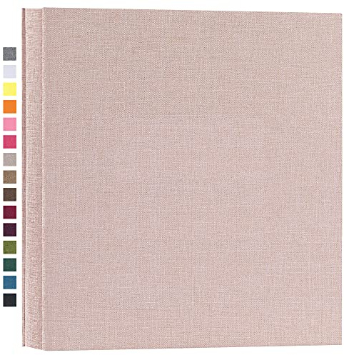 potricher Photo Album for 4x6 1000 Photos Linen Cover Extra Large Capacity Picture Book for Family Wedding Anniversary and Baby (Beige)