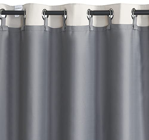 GYROHOME Forro de cortina opaca con aislamiento térmico, 2 paneles, 127 x 127 cm para cortinas de 137 cm de longitud, anillo incluido.