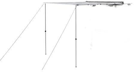 Yakima 6.5 Foot Lightweight Roof Mounted Awning with Included SKS Lock, Easy to Pitch, and Super Simple Attachment System, OverNOut - Medium