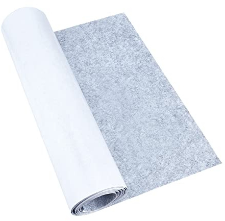 BENECREAT Rollo de Tela de Fieltro (2mx40cm) Hojas traseras de Tela adherente Adhesiva Autoadhesiva Durable e Impermeable Multiuso Beige