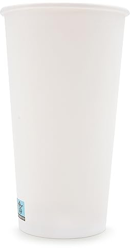Wellsamed WELLSACUP 100 Pappbecher 440 ml Weiß, geeignet für Heißgetränke, Coffee to Go, Business, Veranstaltungen, Party