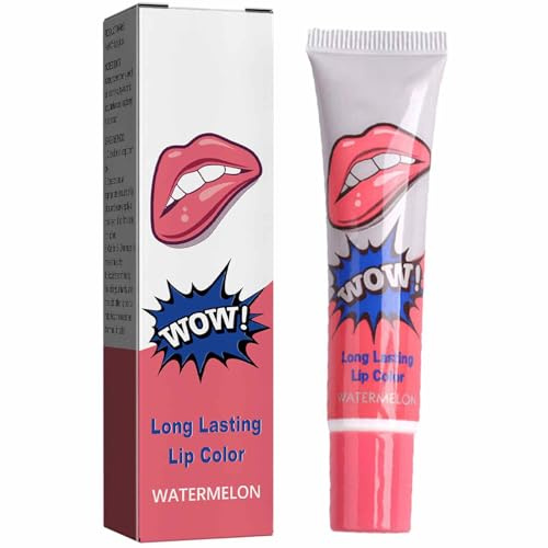 1 Stück Magic Tattoo Lipgloss Set, Coloured Lip Gloss Tattoo Farbe Lip Stain Tint Set, Lippenstift Set Lip Mask Tint Peel Off Maske Long Lasting Waterproof Stain Gloss Für Frauen - 6 Farben optional
