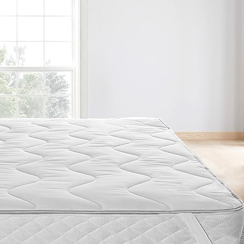 Self-Heating Thermal Mattress Topper with Heat-Reflecting Foil and Cosy Lining for Ultimate Comfort and Warmth (Single)