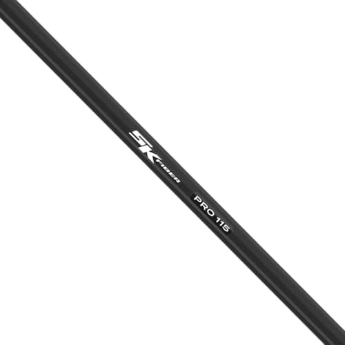 SK Fiber Pro 115 Black Graphite Wedge/Putter Golf Shaft-Punta paralela .370 Caña, Unisex, Negro, 36 Pulgadas