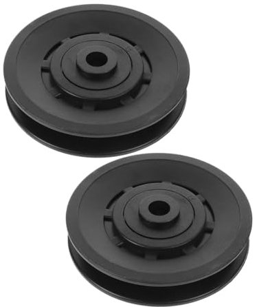 INOOMP 2stücke Pulley Wheel Mit Schutzabdeckung Für Fitnessgeräte Strapazierfähige Und Langlebige Riemenscheibe Material Für Optimale Gerätepflege Und Einfachen Einbau