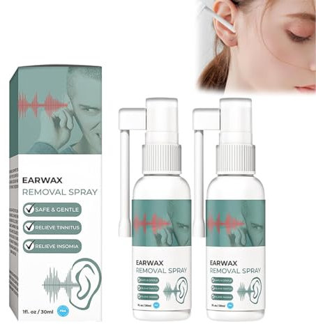 30ml Hearing Restoration Spray, Earwax Cleaning Spray,Medilisk Tinnitus Relief Spray,Tinnitus Spray for Ear,Natural Relief Spray for Ringing Ears (2 Pcs)