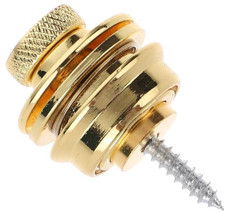 TOYANDONA Professionelle Gitarrengurt-sicherung Rutschfester Bass Strap Lock Für Akustik Gitarren Langlebige Endpins Für Ukulele Und Bass Goldene Ausführung