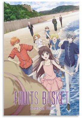 URAUIH Fruits Basket Anime Poster Bedroom Living Room Wall Art Deco Poster 12x18inch(30x45cm) Unframe-style