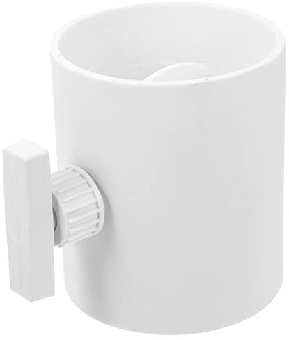 Tofficu PVC Backdraft Damper Air Duct Damper Manual Round Airflow Regulator 110mm One-Way Ventilation Insert for Range Hood and Dryer Exhaust