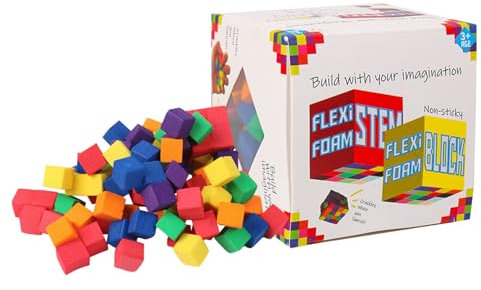 in schiuma impilabile - Divertenti cubi da costruzione di gioco, prescolari colorati | Strumenti di apprendimento School Home Center di asilo, Sviluppo precoce per o