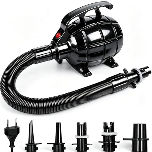 Elektrische Luftpumpe,Luftpumpe Luftmatratze Tragbare,Elektrische pumpe,600W Luftpumpe Elektrisch,für Camping, Luftmatratze, Schwimmring, Luftkissen, Schlauchboot, Vakuumbeutel