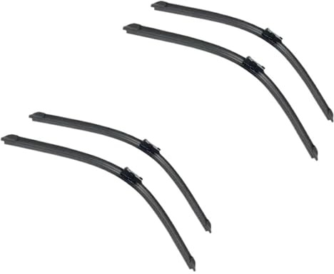 Wischblatt Für Fiat 500 312 2007-2017 Frontwischerblätter Weiche Gummi Scheibenwischer Auto Windschutzscheibe Wischerblätter 24 + 14(4PCS)