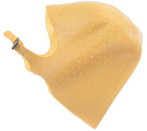 Cuffia per Mèches in Silicone Oro, per Colorazione Precisa dei Chioma | Uso Domestico e Trattamenti con Olio, Metallo Incluso, Fit Confortevole, Facile da Pulire