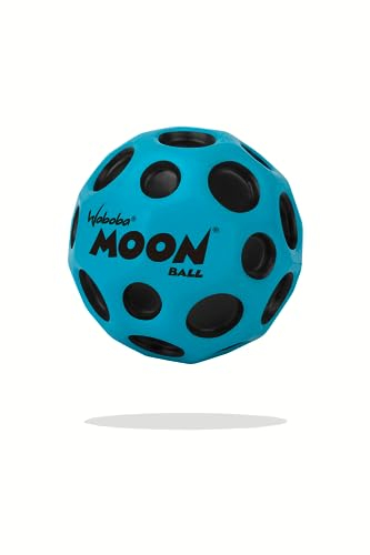 Waboba The Original Moon Ball - Hyper Bouncy Ball - All Ages Extreme Bounce and Fun - Perfect for Active Play and Outdoor Games - Blue