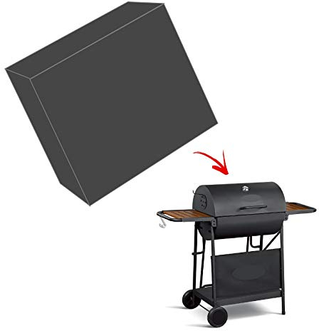 ALBERT AUSTIN BBQ Cover, Heavy Duty Barbecue Covers Waterproof, Windproof, Tearproof, UV Resistant - Fits Most Barbeque, Gas BBQ, Grill - With Storage Bag