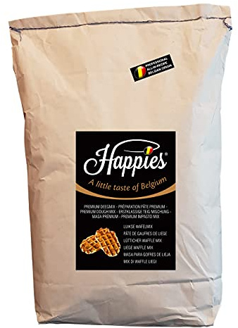 Happies mix et pâte alimentaire - Mélange pour préparation de Gaufre de Liège à partir de la reccette traditionnelle (10)