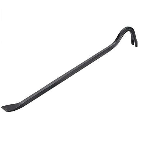 sourcing map 24 Inch Wrecking Bar Sleever Bar Steel Hexagonal Pry Bar Angled Chisel End Wide Claw