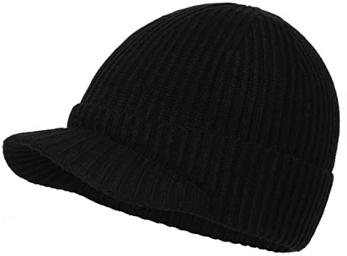 Zylioo S/M/XL/XXL/3XL Strickmütze Großen Kopf Wintermütze Beanie Mütze | Übergroße Winter Warme Knit Cuffed Watch Cap Beanie Hats für Alltag Outdoor