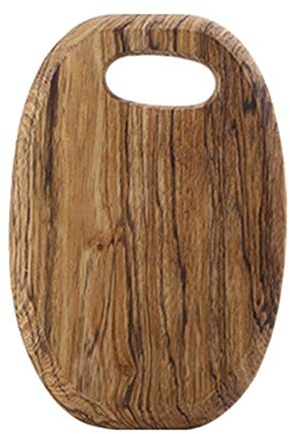 XOOPIT Planche à découper,Plateaux de Coupe de Steak de Pain de Fruits en Bois Massif de Planche à découper de Cuisine à la Maison en Bois Entier
