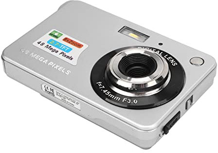 Appareils Photo pour la Photographie Appareils Photo pour la Photographie Appareil Photo Numérique DV Appareil Photo Numérique 4K Écran LCD 48MP 2,7 Pouces Zoom 8X Anti Shake (Argent)