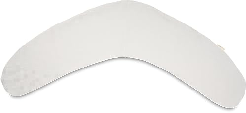 ULLENBOOM ® Stillkissenbezug 190 cm aus 100% OEKO-TEX Baumwolle, Made in EU - Bezug für Stillkissen, Seitenschläferkissen & Schwangerschaftskissen, Waffelpiqué Grau