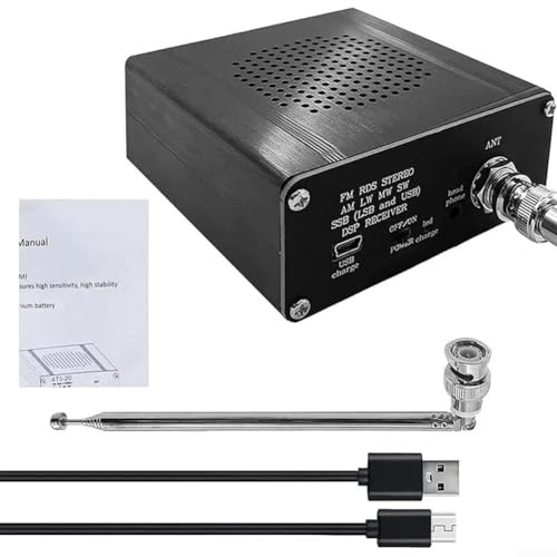 Full Band Radio Receiver, All Si4732 Portable Shortwave Radio Broadcast Receiver FM AM (MW SW) SSB (LSB USB)