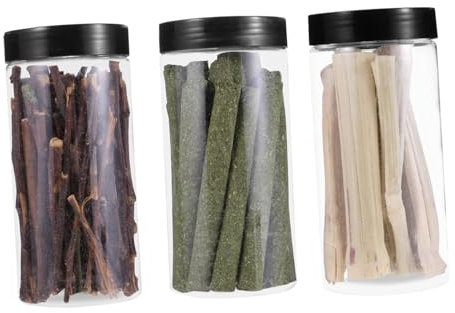 BELLIFFY Kaustäbchen für Haustiere Set mit 3 Arten für Backenzähne Zähneknirschen