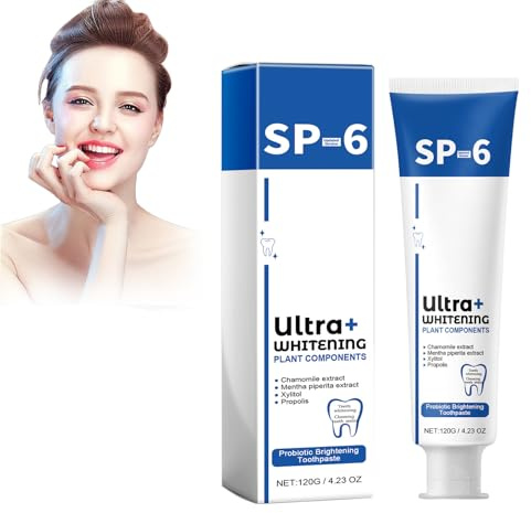 Rostblant 120g Dentifrice Dents Blanches Sp-6,Dentifrice blanchissant,SP-6 dentifrice probiotique, dentifrice haleine fraîche, blanchisseur dentaire