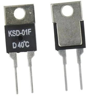 5 Pz 40 50 60 70 80 90 100 Gradi C NC Normalmente Chiuso NO Normalmente Aperto 1.5A Interruttore Termico Sensore di Temperatura Termostato KSD-01F JUC-31F(40C,Normally closed D)