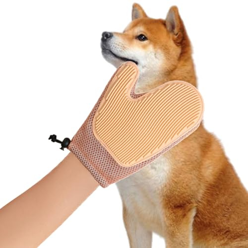 Generisch 1 par de Guantes quitapelos para Mascotas, Guante para el Cuidado del Pelaje, Guante para el Cuidado del, Guante para el Cuidado del Pelaje para Corto y Largo