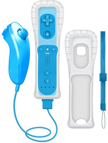 CLVIZCXOM Fernbedienung passend für Wii U/Wii Remote mit MotionPlus