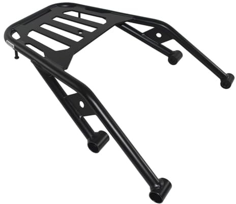 Portaequipajes trasero para motocicleta compatible con Kawasaki Eliminator 500 2023-2025, soporte de carga Topcasehalter Soporte de apoyo, soporte de soporte trasero, extensión de estantería, metal