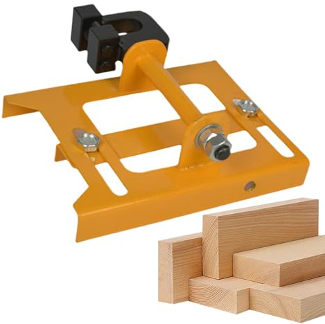 Scierie À Chaîne | Guide de Découpe Verticale du Bois | Accessoire de Sciage avec Support Plat Ouvert pour Usines, Cours, Menuisiers, Constructeurs de Terrasses, Atelier, Extérieur