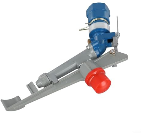 Desiumite Arroseur réglable pour arrosage de grande surface, rayon de pulvérisation de 35 à 40 m, construction en alliage de zinc, connexion en pouces, pour pelouse, jardin, agriculture - vert
